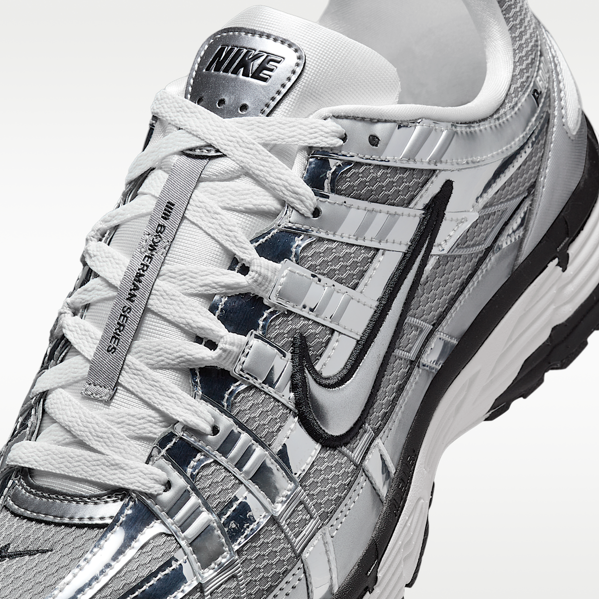 Nike P-6000 Trainers in Metallic Silver