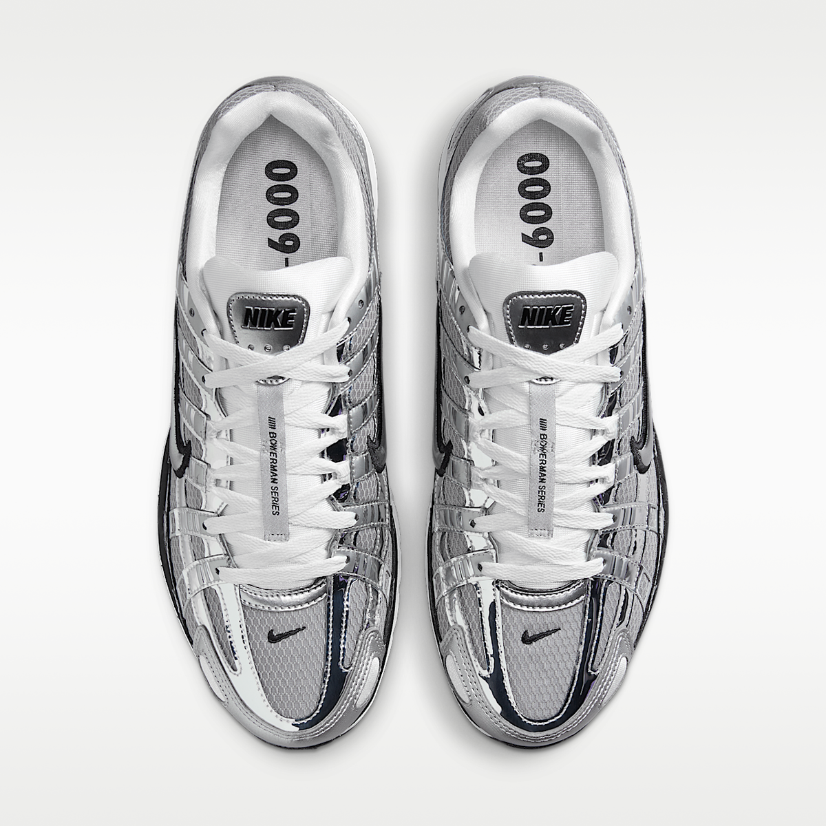 Nike P-6000 Trainers in Metallic Silver
