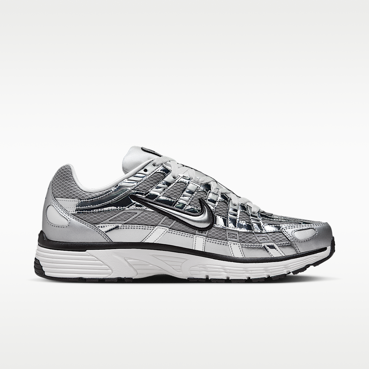 Nike P-6000 Trainers in Metallic Silver
