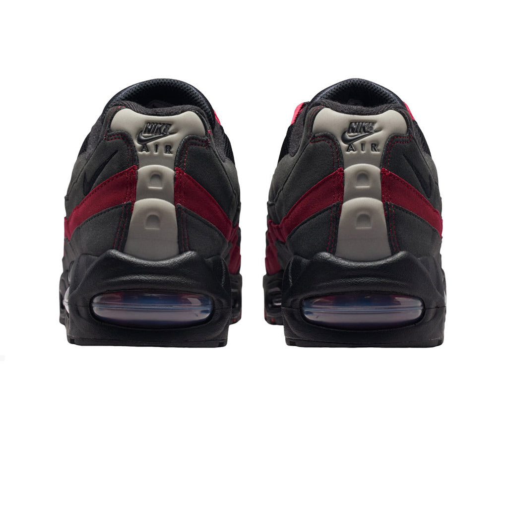 Nike Air Max 95 OG Big Bubble Trainers in Black Crimson Grey