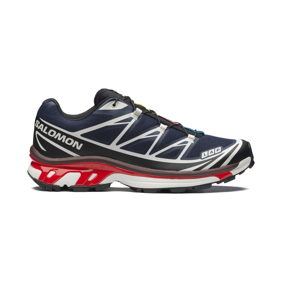 Salomon XT-6 Unisex Trainers in Vanilla Ice and Black