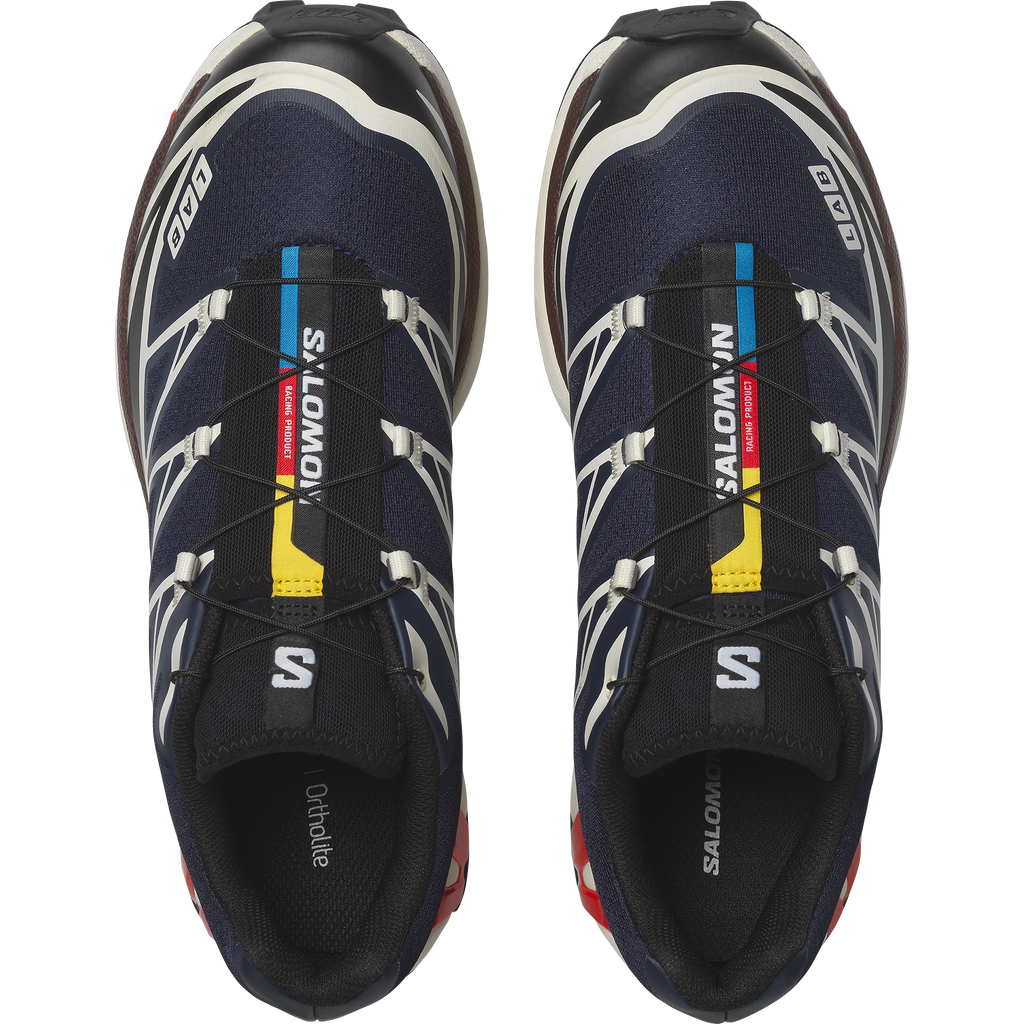 Salomon XT-6 Unisex Trainers in Vanilla Ice and Black