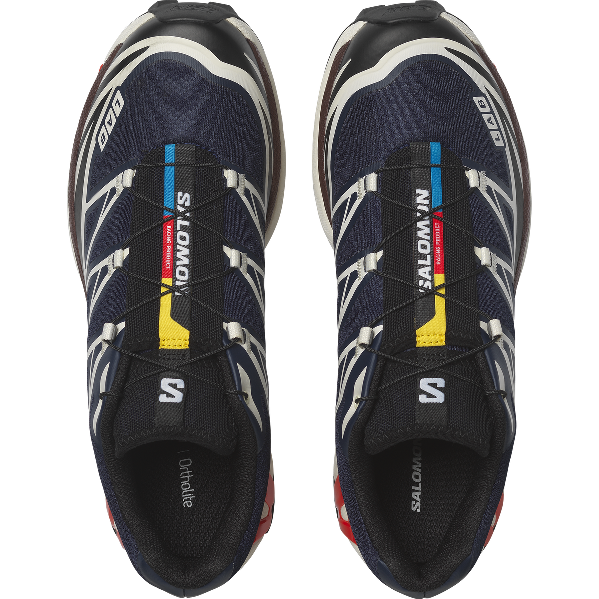 Salomon XT-6 Unisex Trainers in Vanilla Ice and Black