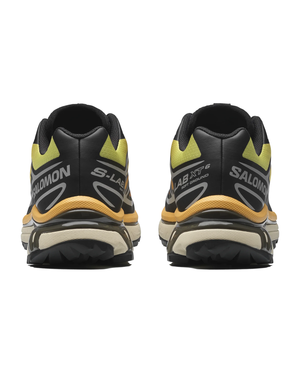 Salomon XT-6 Trainers in Black and Orange