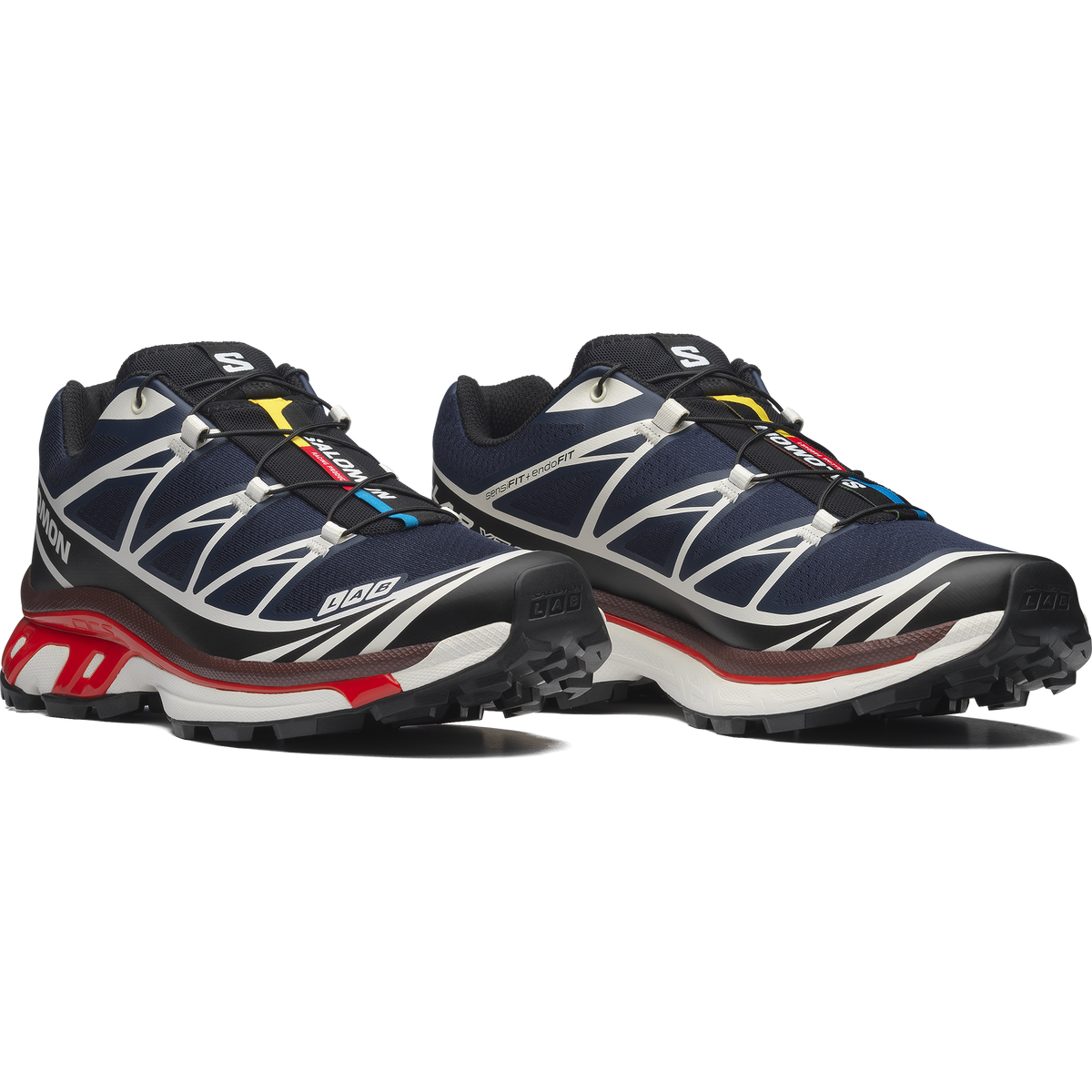 Salomon XT-6 Unisex Trainers in Vanilla Ice and Black