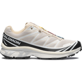 Salomon XT-6 Unisex Trainers in Rainy Day, Black and White