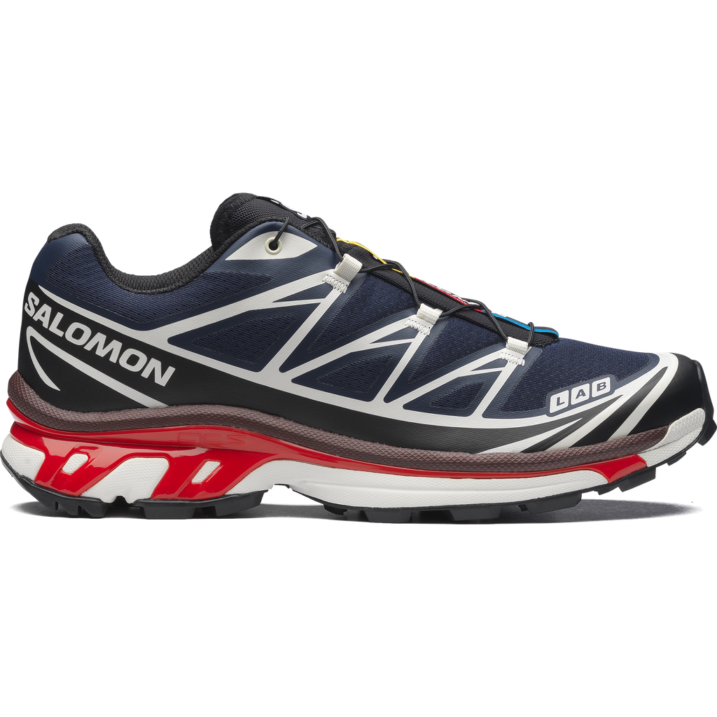 Salomon XT-6 Unisex Trainers in Vanilla Ice and Black