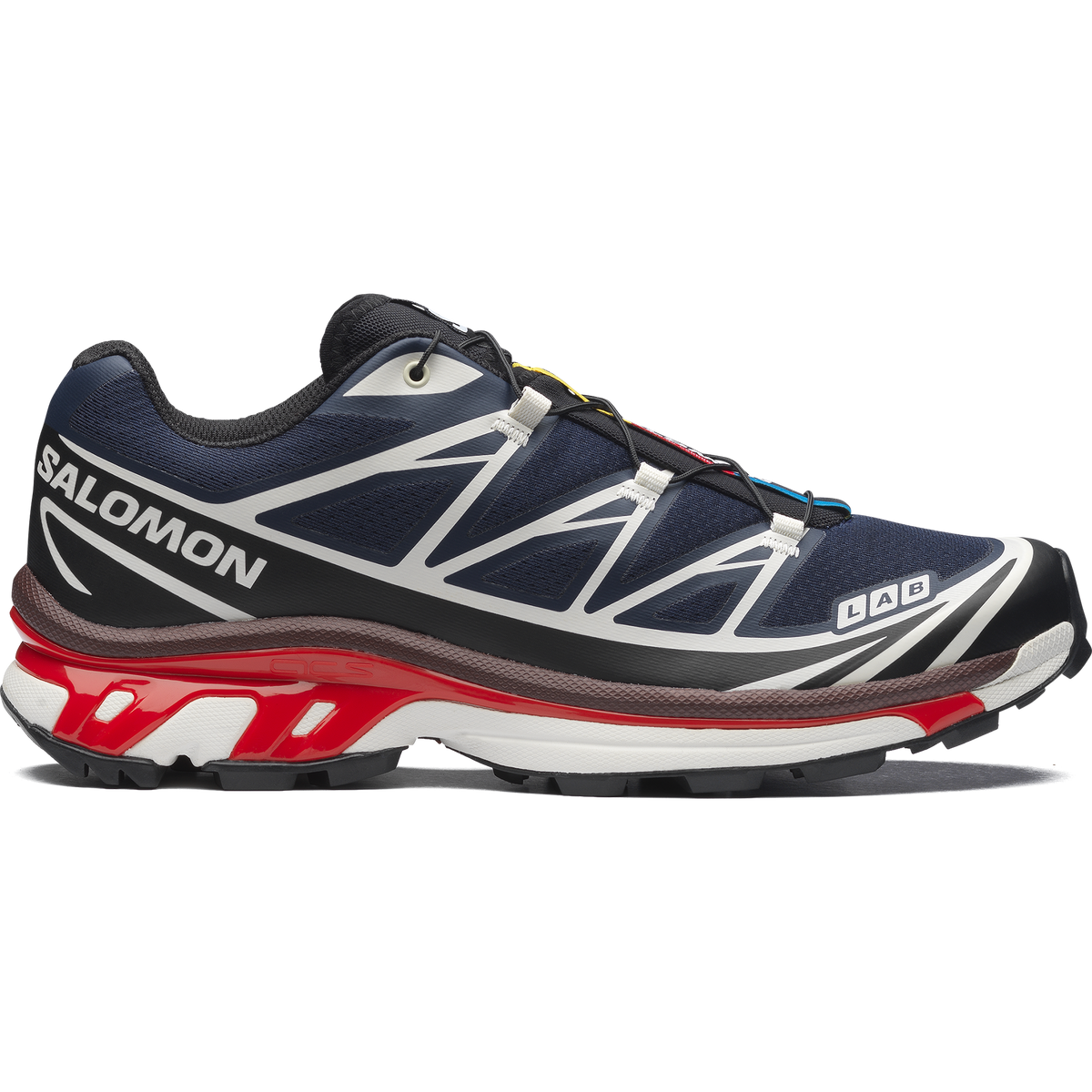 Salomon XT-6 Unisex Trainers in Vanilla Ice and Black