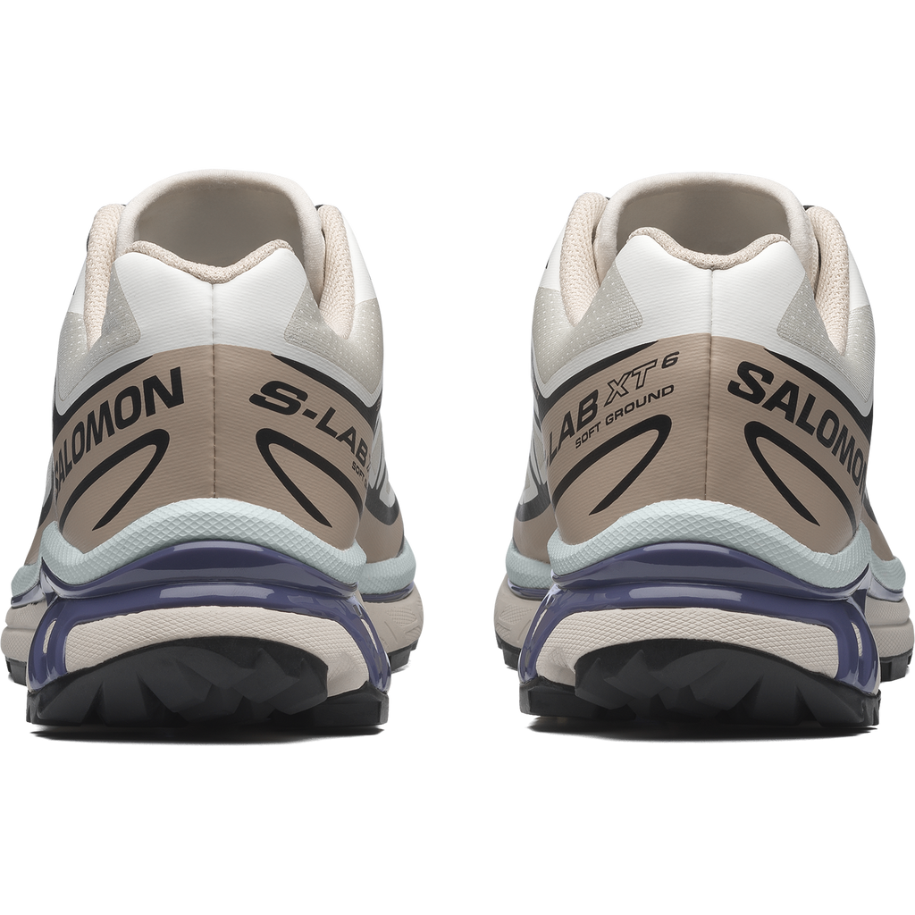 Salomon XT-6 Unisex Trainers in Vanilla Ice and Black