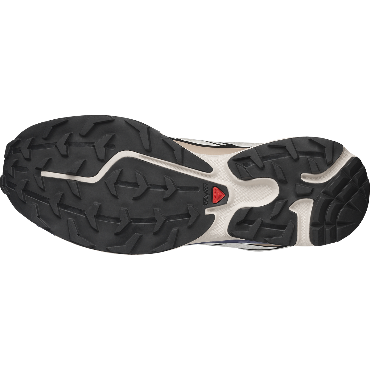 Salomon XT-6 Unisex Trainers in Vanilla Ice and Black