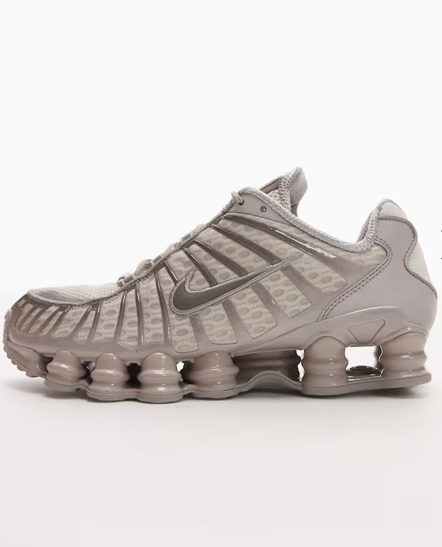 Nike Shox TL Trainers in Beige
