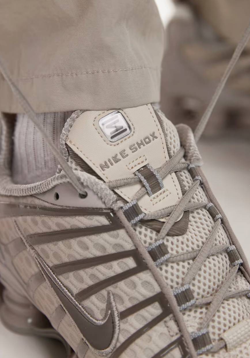 Nike Shox TL Trainers in Beige