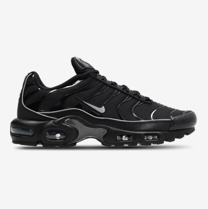 Nike Air Max TN Tuned 1 Trainers in Black-Mtlc Silver-Black