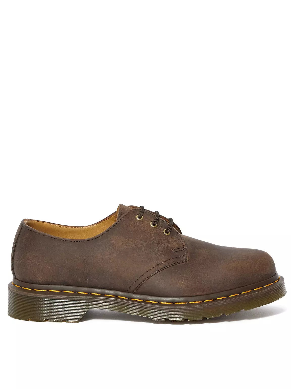 Dr Martens 1461 3-Eye Oxford Shoes in Dark Brown Crazy Horse