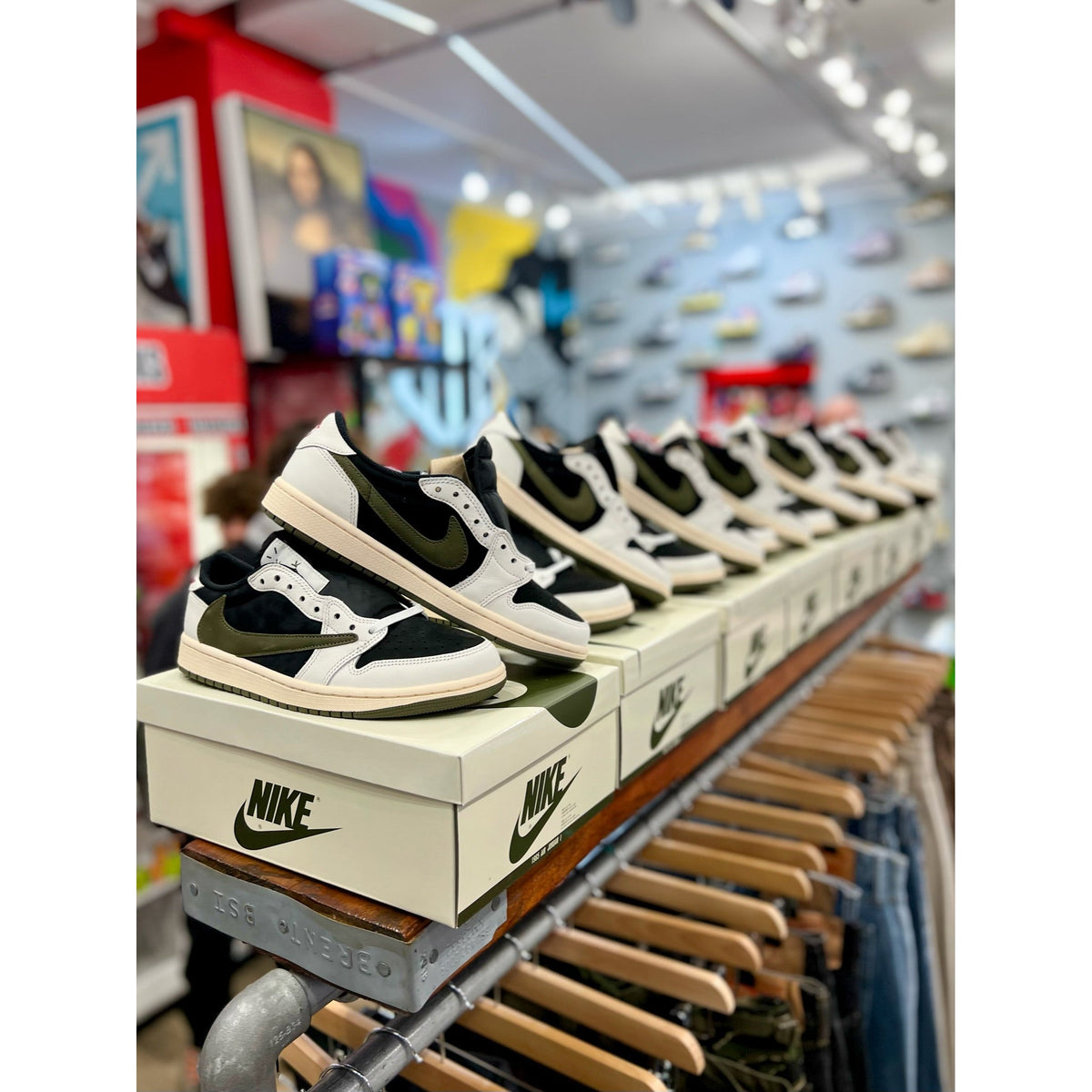 Jordan 1 Retro Low OG SP Travis Scott Medium Olive Trainers