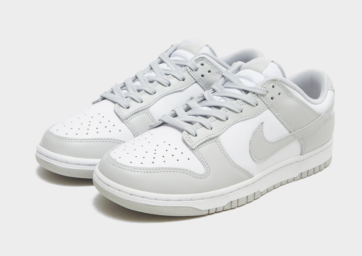 Nike Dunk Low Trainers in White and Grey Fog