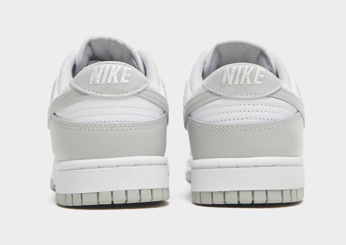 Nike Dunk Low Trainers in White and Grey Fog