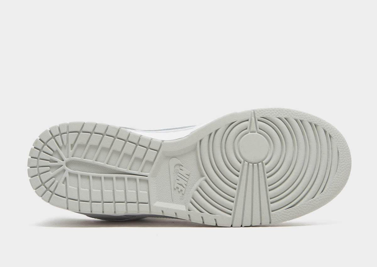 Nike Dunk Low Trainers in White and Grey Fog