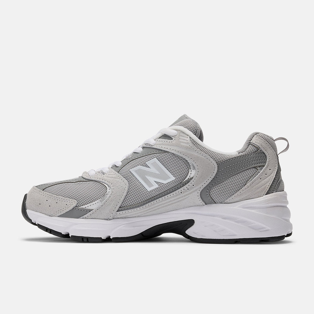 New Balance 530 in Raincloud with Shadow Grey and Silver Metallic