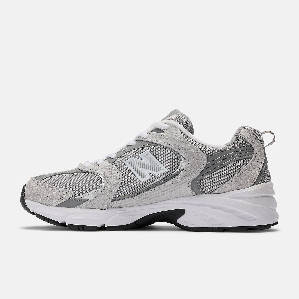 New Balance 530 in Raincloud with Shadow Grey and Silver Metallic