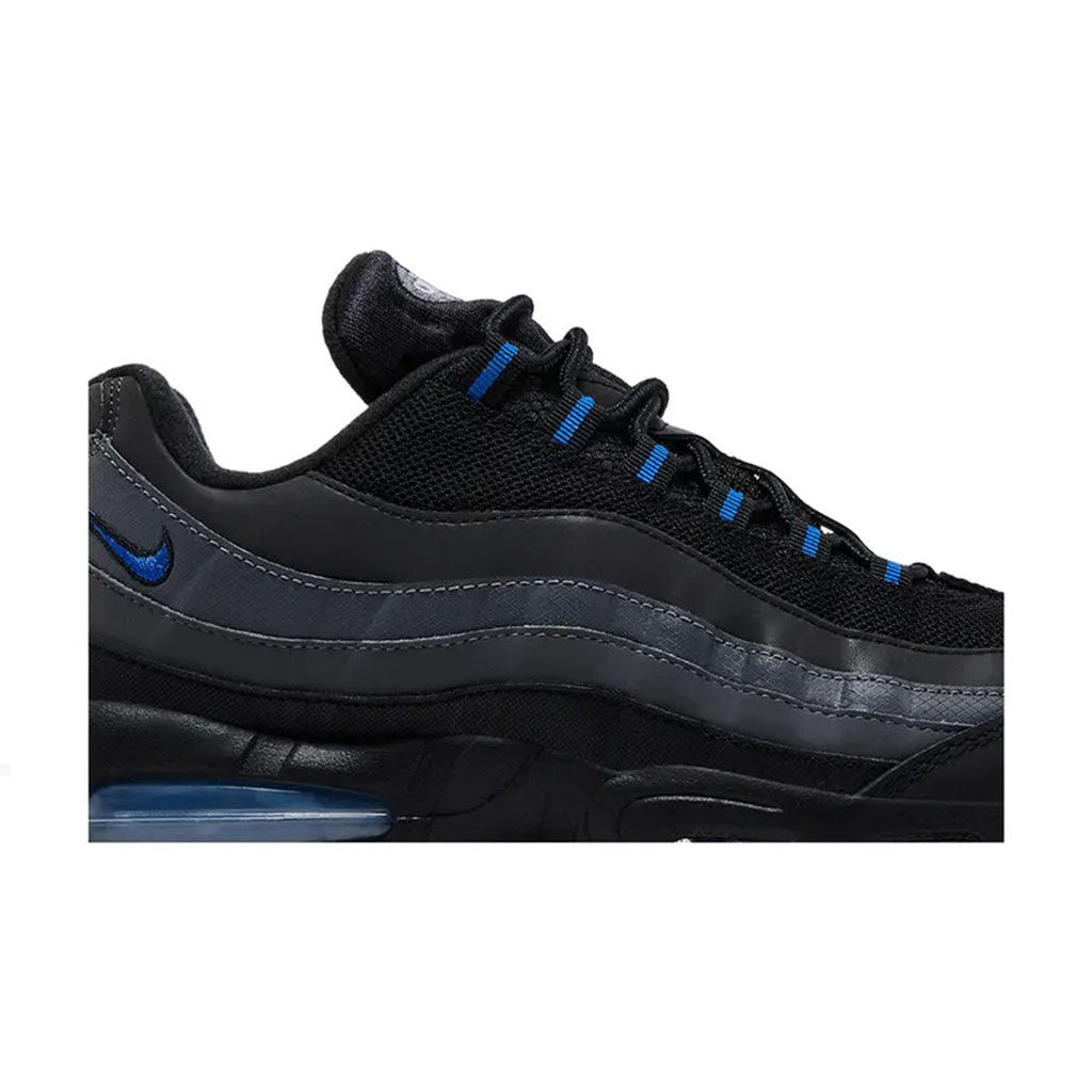 Nike Air Max 95 Big Bubble Trainers in Black and Game Royal