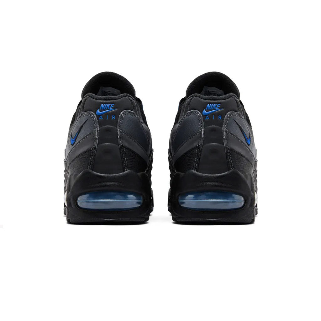 Nike Air Max 95 Big Bubble Trainers in Black and Game Royal