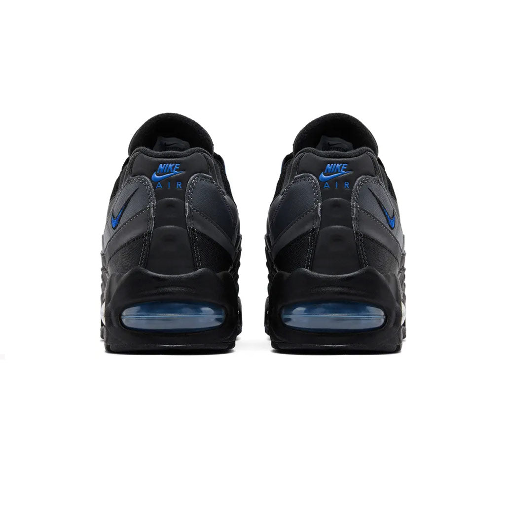 Nike Air Max 95 Big Bubble Trainers in Black and Game Royal