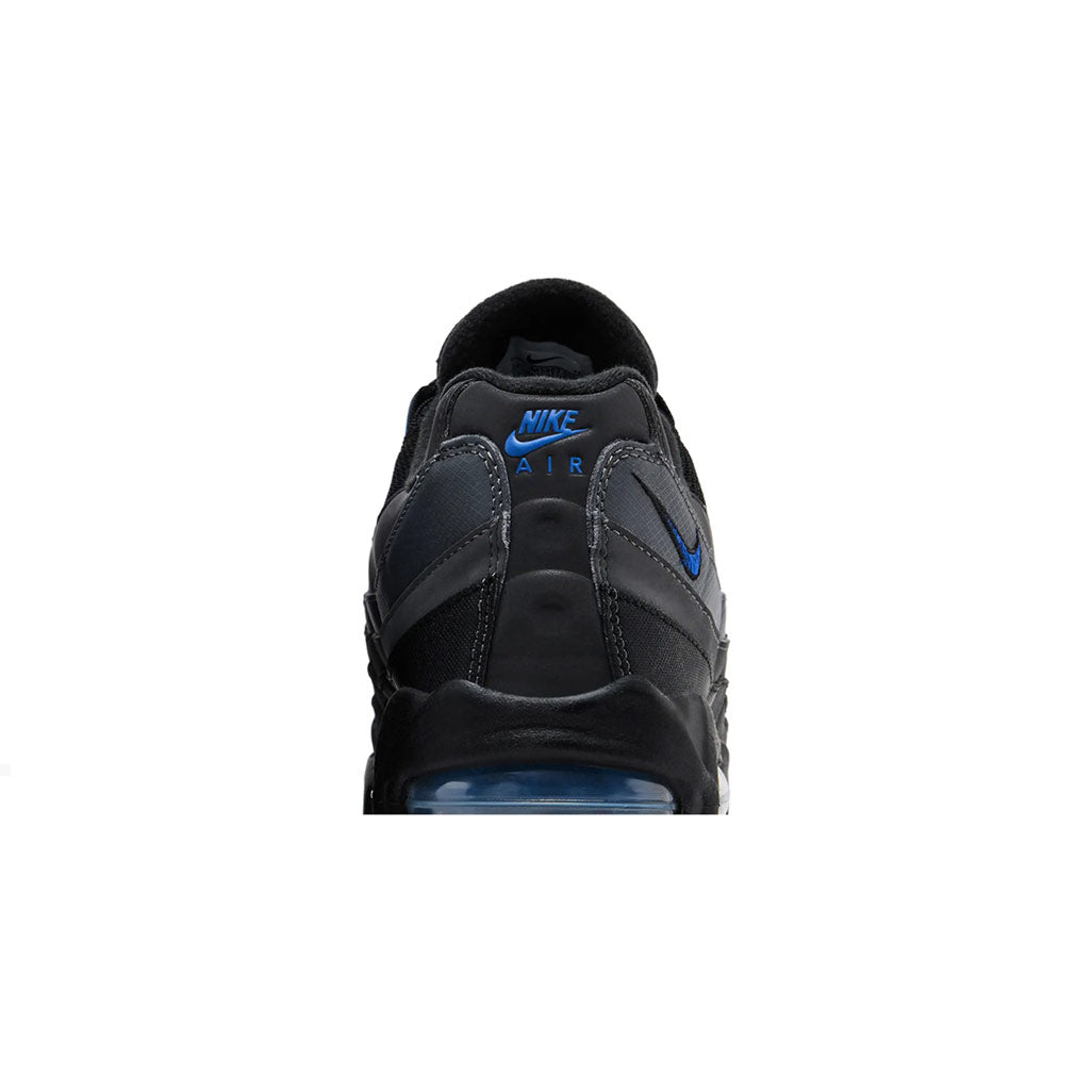 Nike Air Max 95 Big Bubble Trainers in Black and Game Royal