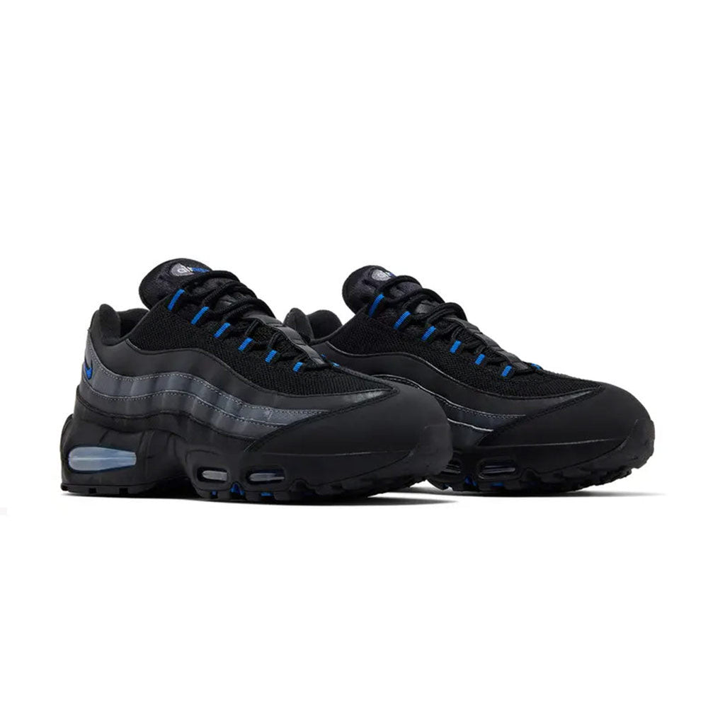 Nike Air Max 95 Big Bubble Trainers in Black and Game Royal