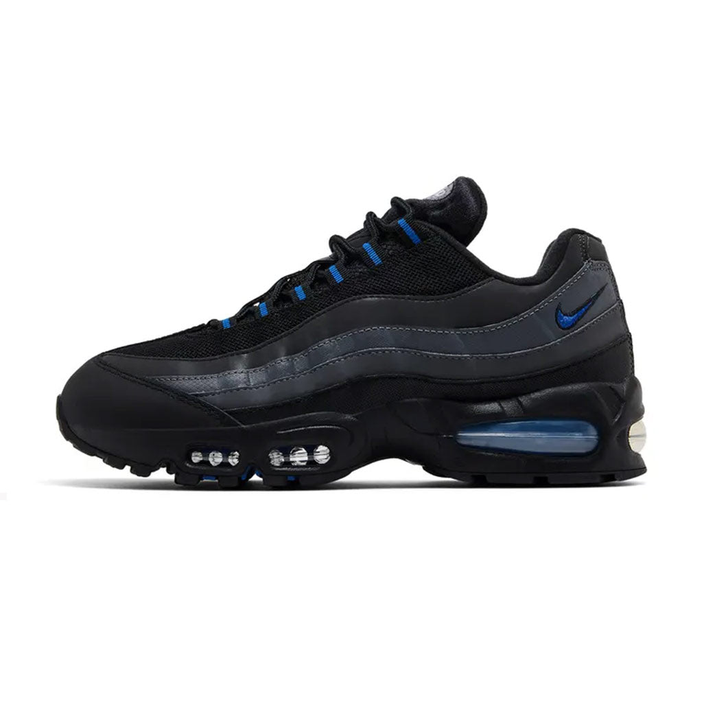 Nike Air Max 95 Big Bubble Trainers in Black and Game Royal